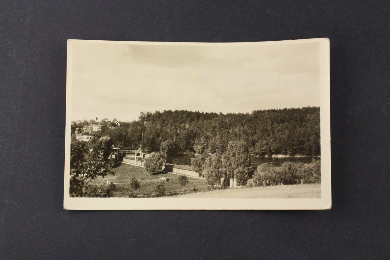 Postcard Radošovice - swimming pool (x6657)