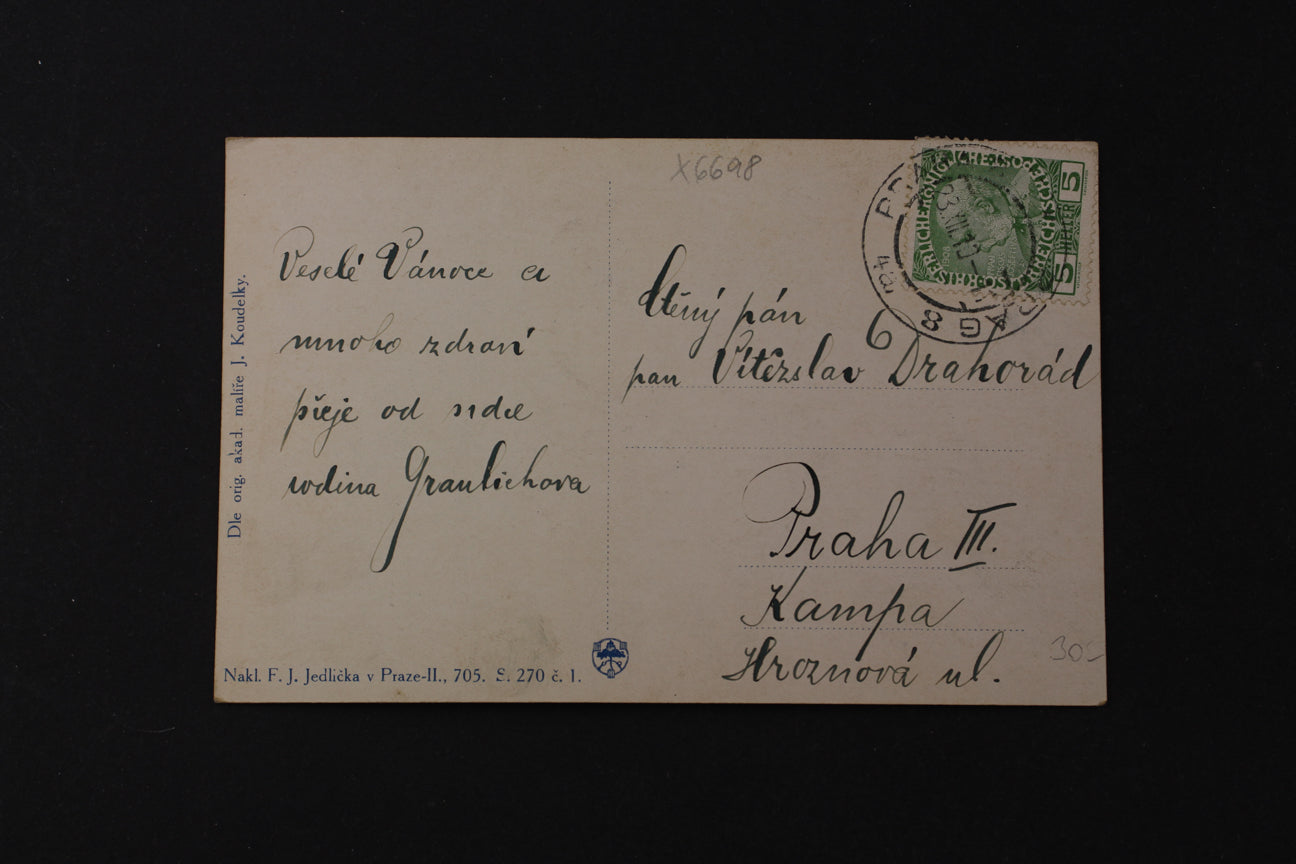 Pohlednice Veselé Vánoce! (x6698)