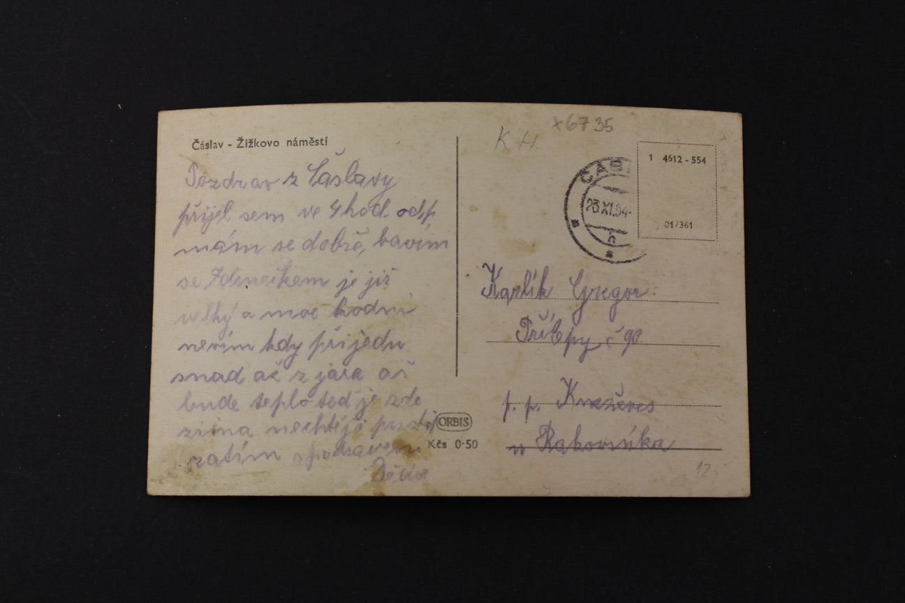 Pohlednice Čáslav - Žižkovo náměstí (x6735)