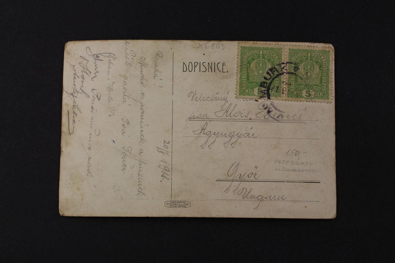 Pohlednice Písty obecná škola (x6803)