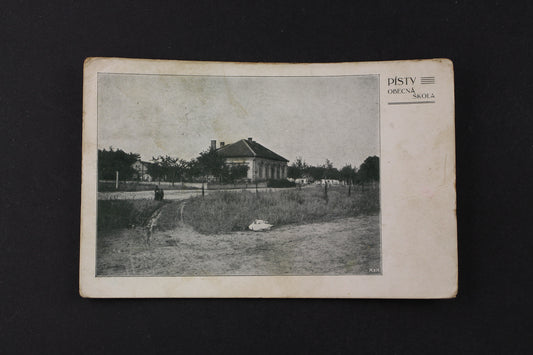 Pohlednice Písty obecná škola (x6803)
