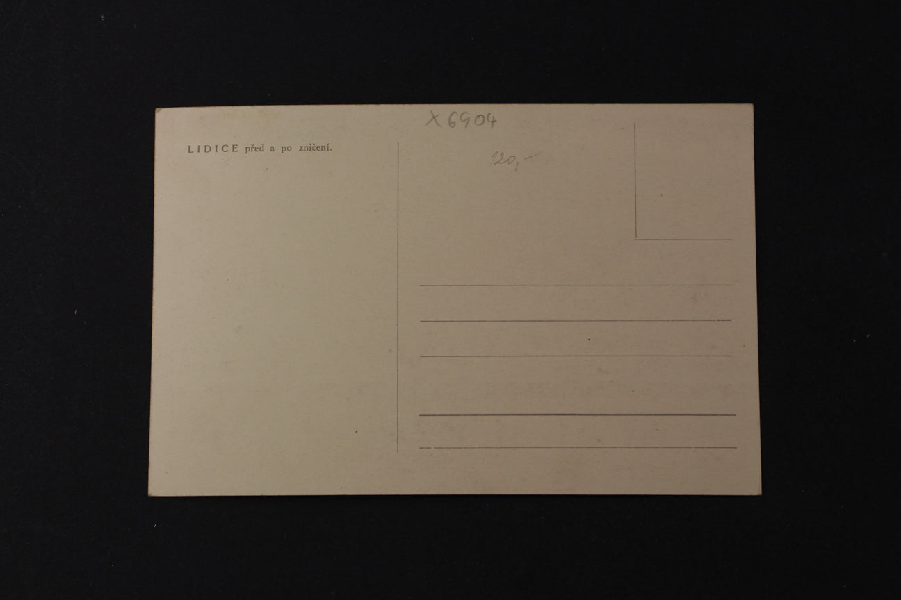 Postcard Lidice (x6904)