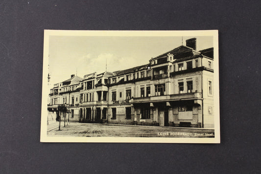 Pohlednice Lázně Poděbrady zimní lázně (x6934)