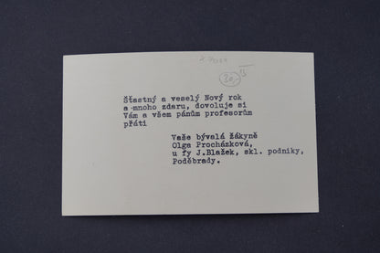 Postcard Happy and Merry New Year (x7039)