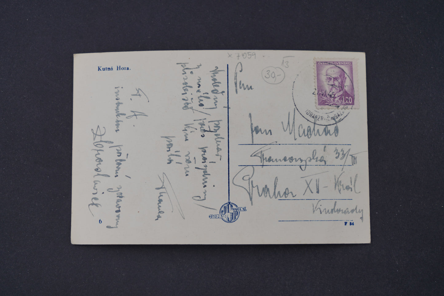 Postcard Kutna Hora (x7059)