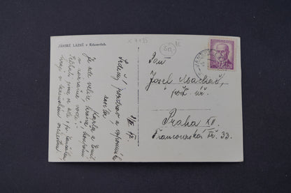 Postcard Jánské Lázně in the Giant Mountains (x7135)