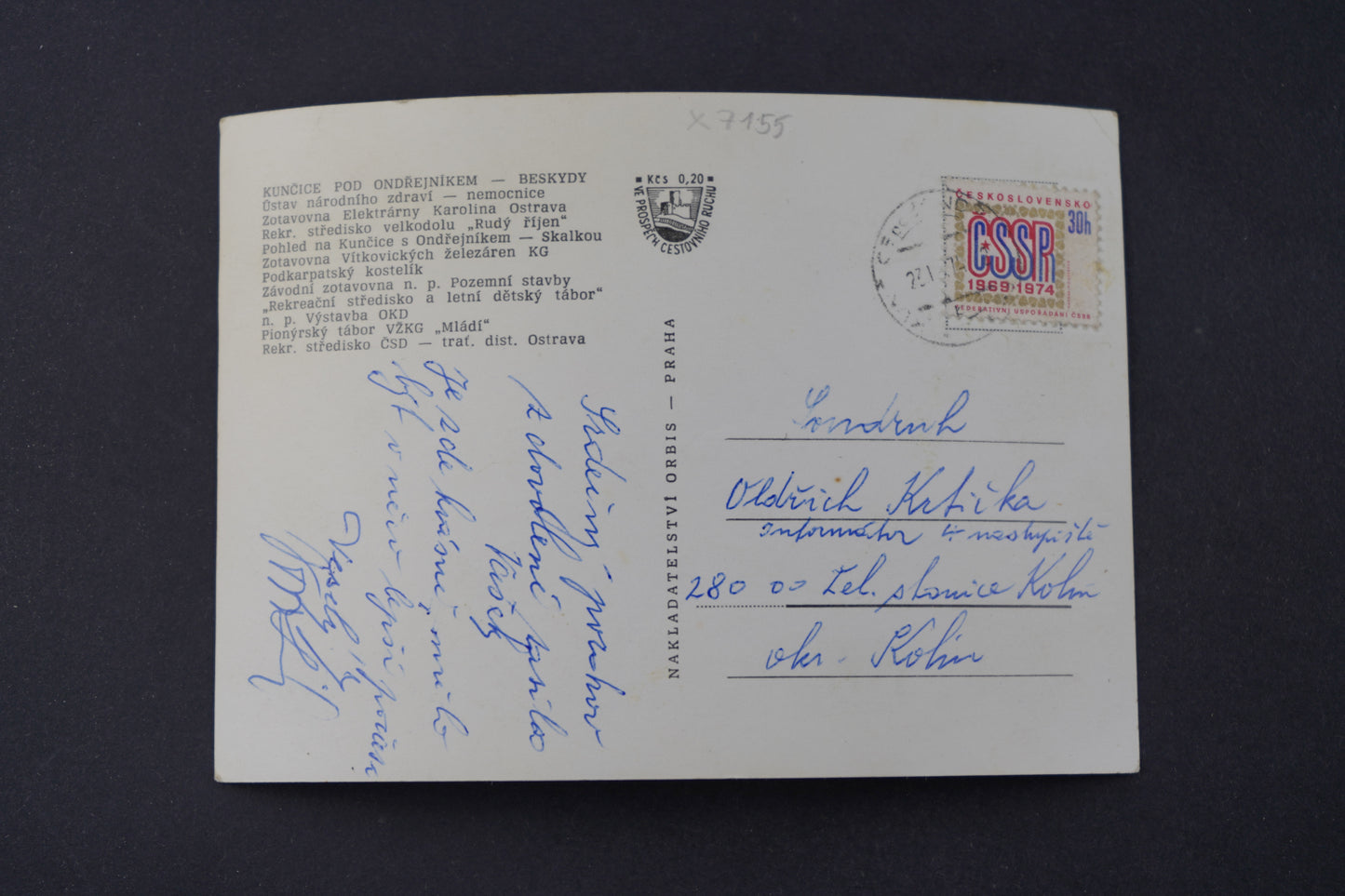 Pohlednice Kunčice pod Ondřejníkem - Beskydy (x7155)