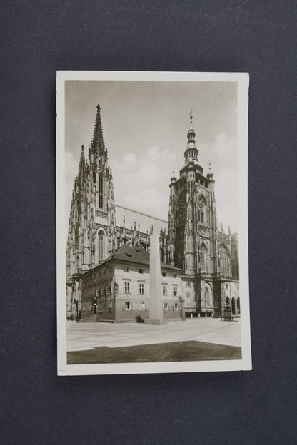 Postcard Prague St. Vitus Cathedral (x7194)