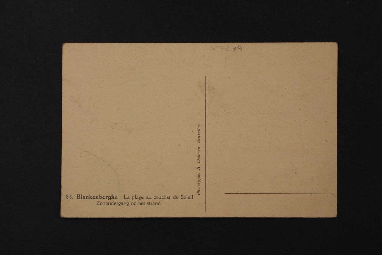 Pohlednice Blankenberghe (x7279)
