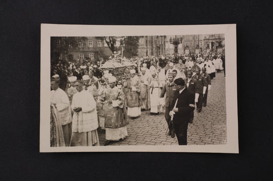 Pohlednice Pohřeb fotograf J. Karásek