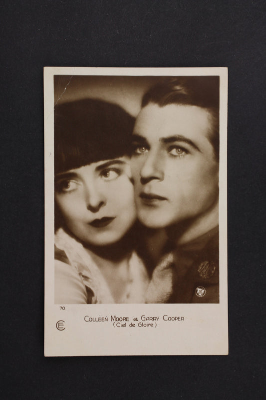 Pohlednice Colleen Moore et Garry Cooper