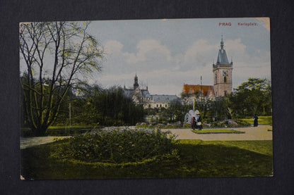 Pohlednice PRAG Praha Karlsplatz Karlovo náměstí x8606