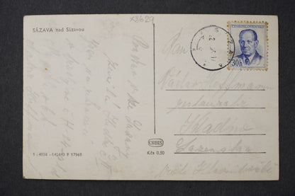 Pohlednice Sázava nad sázavou x8629