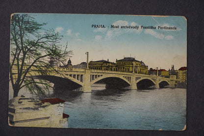 Pohlednice PRAHA most arcivévody Františka Ferdinanda x8637