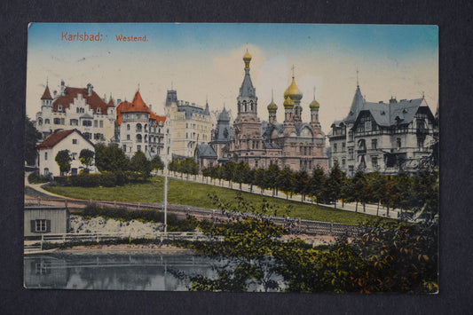 Pohlednice Karlsbad Westend Karlovy Vary x8644