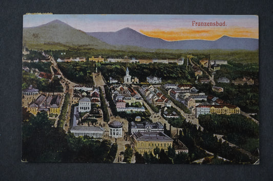 Pohlednice Franznbad Františkovy Lázně x8645