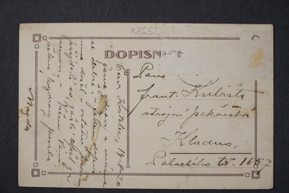 Pohlednice Pozdrav z ČERVENÉHO KOSTELCE KOLÁŽ x8652