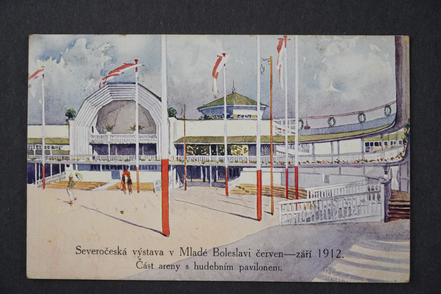 Pohlednice Severočeská výstava v Mladé Boeslavi 1912 x8653