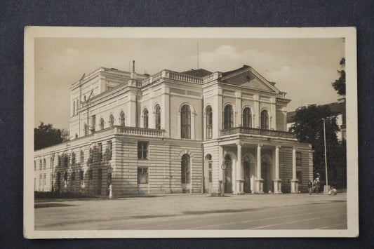 Postcard CHEB THEATRE OF WORKERS x8669