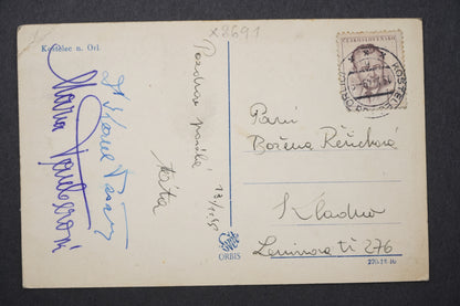 Pohlednice Kostelec nad Orl. x8691