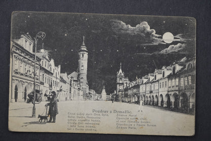Pohlednice POZDRAV Z DOMAŽLIC x8724