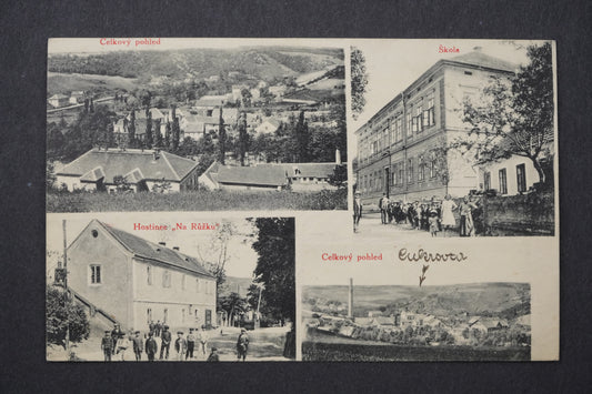 Pohlednice POZDRAV ZE ZÁKOLAN KOLÁŽ cukrovar x8740