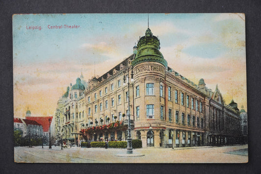 Pohlednice LEIPZIG CENTRAL THETATER LIPKSO NĚMECKO x8858