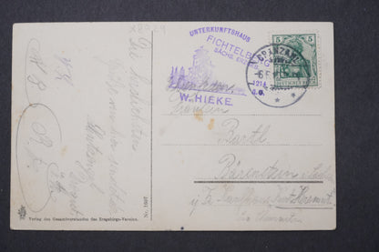 Pohlednice OBERWIESENTHAL MIT UNTER x8929