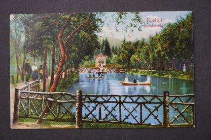 Pohlednice KARLTAL GONDELTEICH KARLOVO UDOLÍ x8930