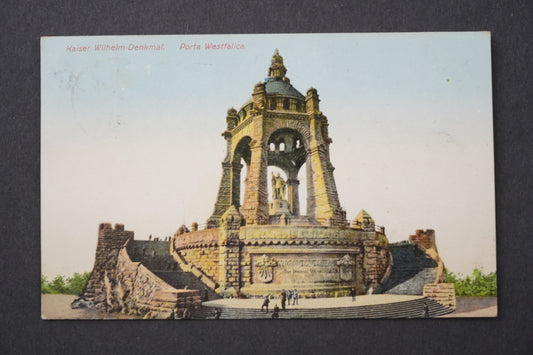 Pohlednice KAISER WILHELM DENKMAL PORTA WESTFALICA x8947