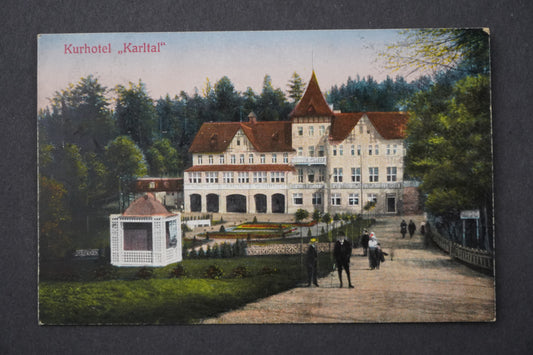 Pohlednice KURTHOTEL KARLTAL Karlovo údolí ČESKO x8948