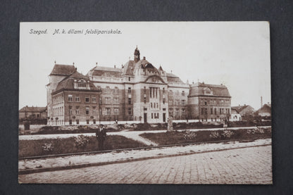Pohlednice SZEGED M.K.ÁLLAMI FELSOIPARISKOLA x8964