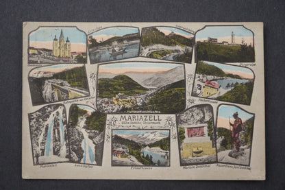 Pohlednice MARIAZELL KOLÁŽ x8968