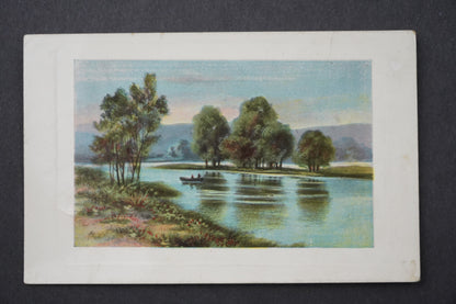 Pohlednice KRAJINKA RYBNÍK JEZERO x8982