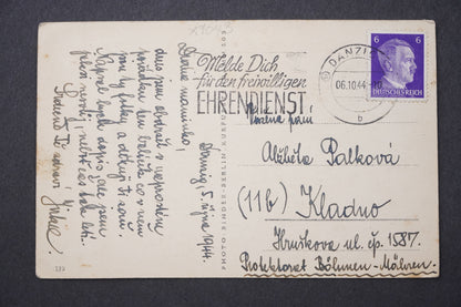 Pohlednice KVĚTINY BINDER BERLIN KURFURSTENDAMM 205 x9043