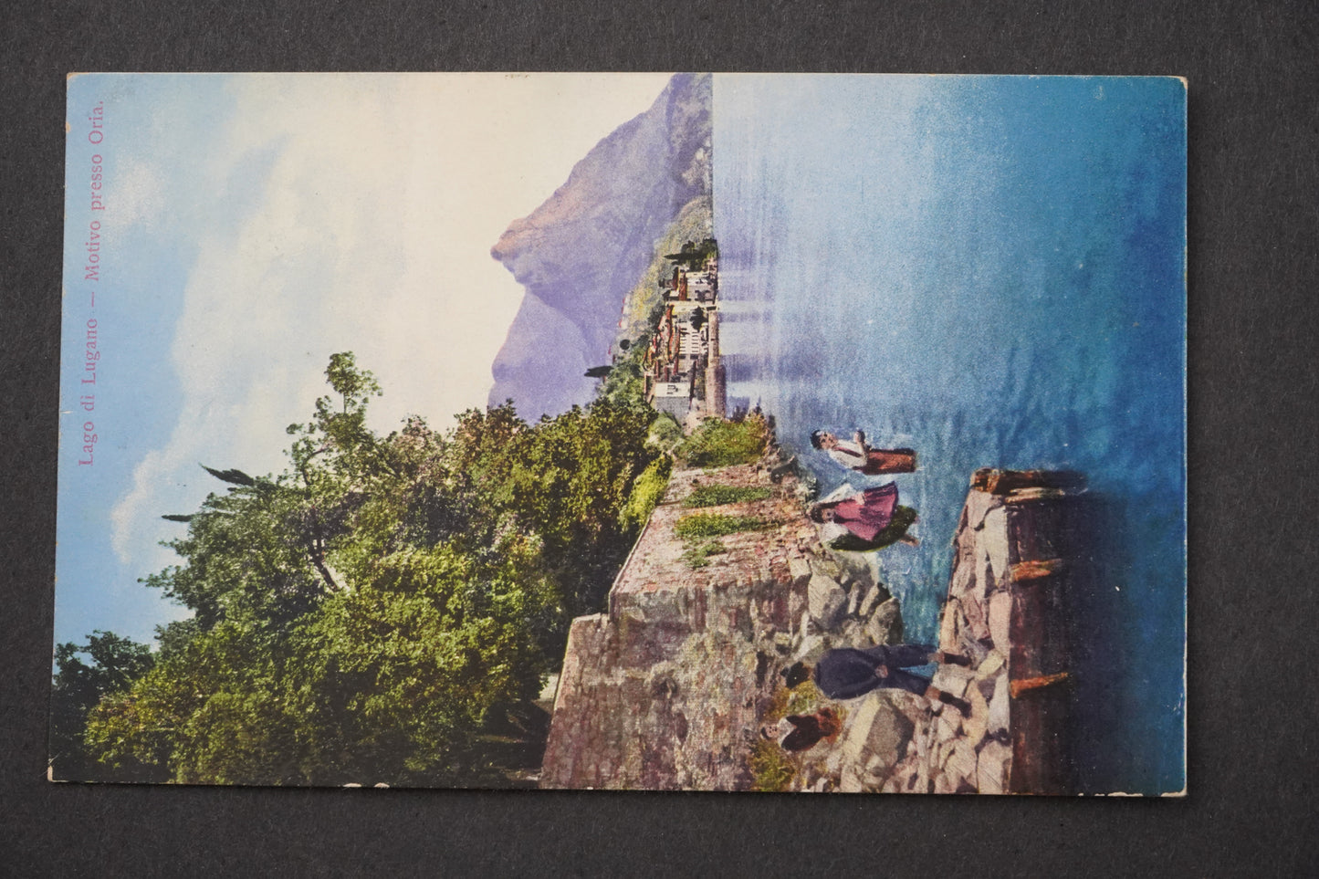 Pohlednice  Luganské jezero ŠVÝCARSKO x9077