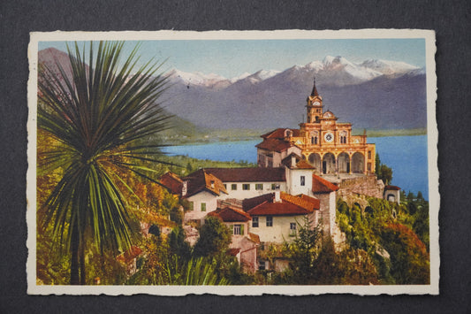 Pohlednice LOCARNO BASILICA SANTUARIO MADONNA DEL SASSO x9084
