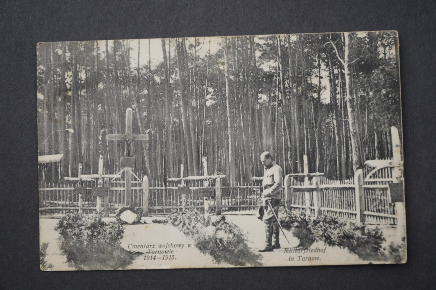 Pohlednice VOJÁK HŘBITOV MILITAFRIEDHOF IN TARNW Tarnov x9121