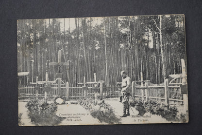 Pohlednice VOJÁK HŘBITOV MILITAFRIEDHOF IN TARNW Tarnov x9121