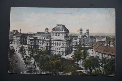 Pohlednice PLZEŇ SMETANOVY SADY (x9506)