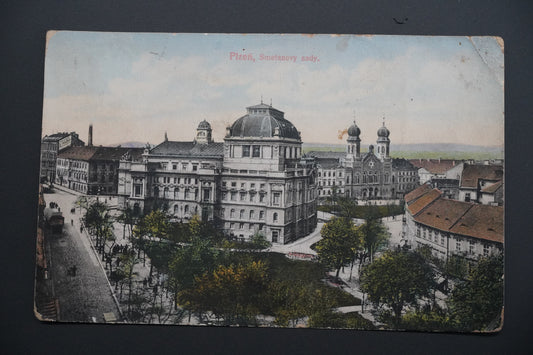 Pohlednice PLZEŇ SMETANOVY SADY (x9506)