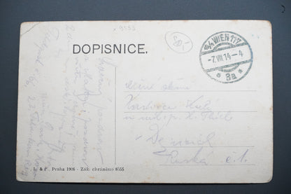 Postcard TÁBOR (x9553)