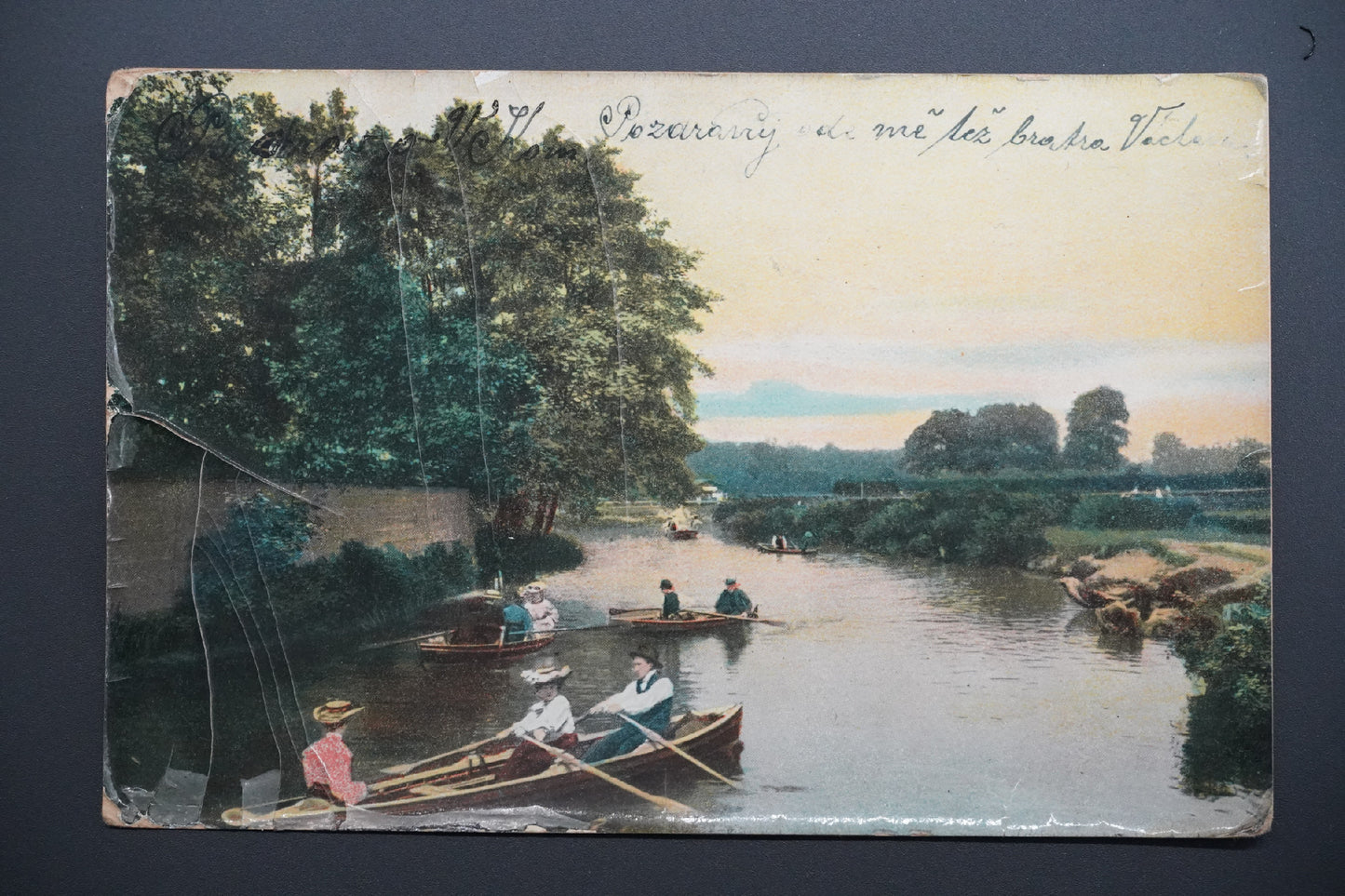 Postcard GREETINGS FROM BROTHER VÁCLAV STRAKONICE (x9554)