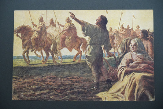 Pohlednice J. Kočí – Svat. Čech: Písně otroka IV., Minerva (x9574)