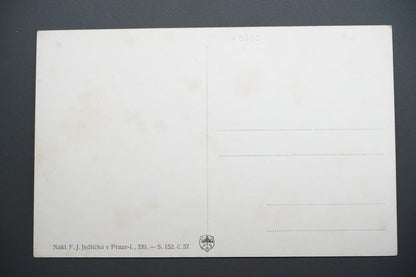 Pohlednice Vjezd Jana Žižky do Prahy r. 1421, J. Mathauser (x9582)