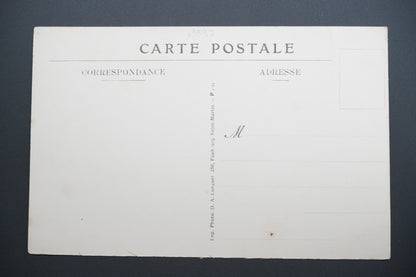 Pohlednice Le Vert Tilleul – silnice Arras–Lens před válkou (x9597)