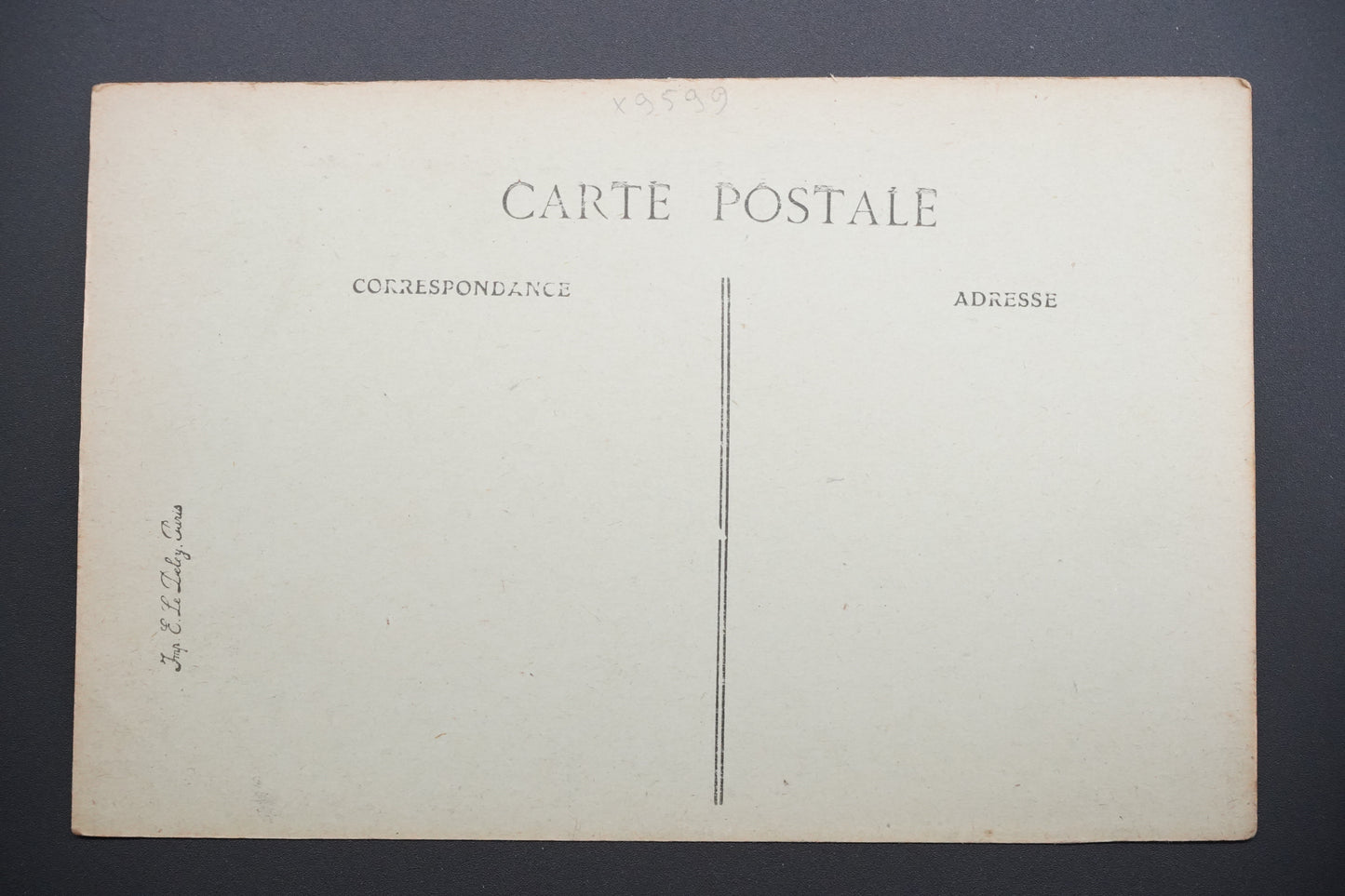 Pohlednice BRUAY - Rue de l`Argillierre et la Poste (x9599)