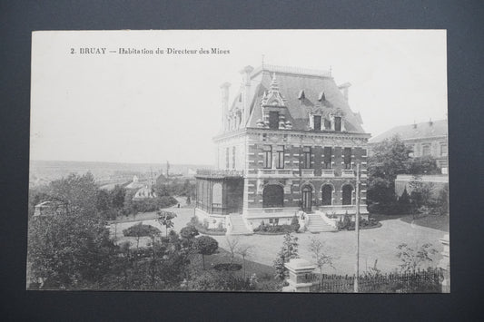 Pohlednice 2. BRUAY - HABITATION DU DIRECTEUR DES MINES (x9601)