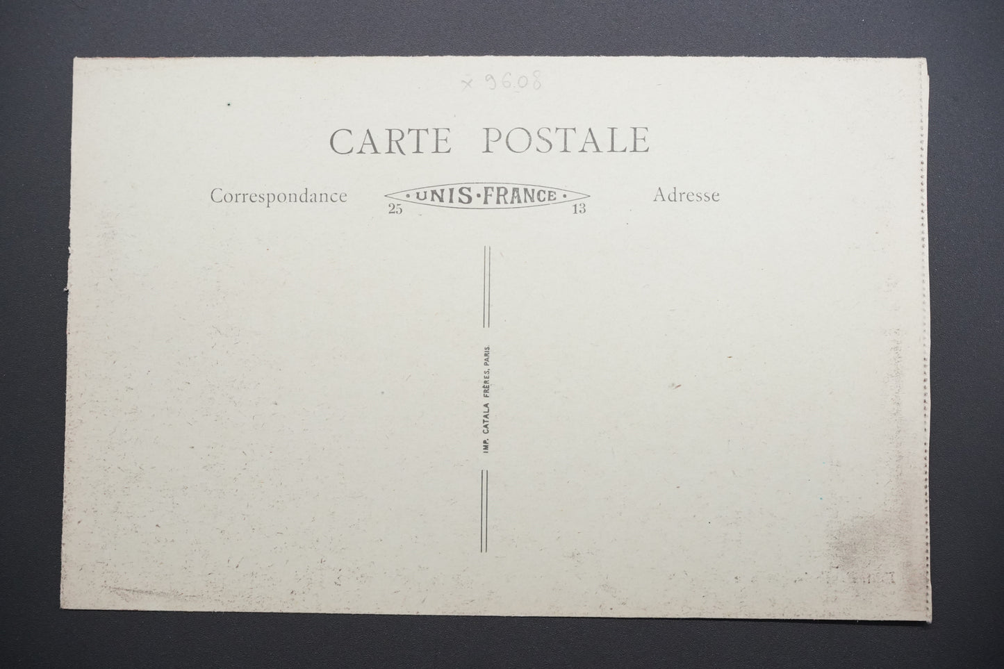 Pohlednice Méricourt-Corons – kostel po válce (x9608)