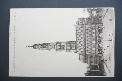 Pohlednice Arras – Beffroi před válkou (x9644)